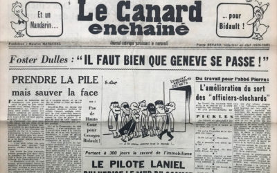 N° 1749 du Canard Enchaîné –  28 Avril 1954