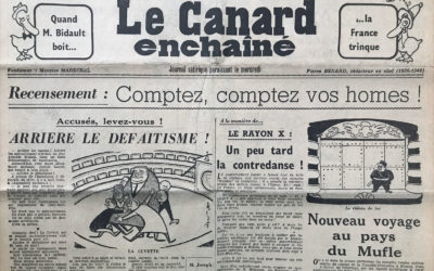 N° 1751 du Canard Enchaîné –  12 Mai 1954