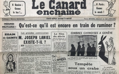 N° 1752 du Canard Enchaîné –  19 Mai 1954