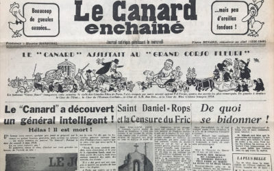 N° 1753 du Canard Enchaîné –  26 Mai 1954
