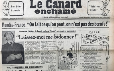 N° 1757 du Canard Enchaîné –  23 Juin 1954