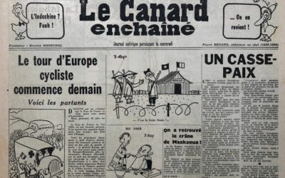 N° 1759 du Canard Enchaîné –  7 Juillet 1954