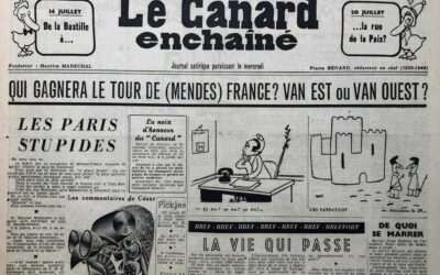 N° 1760 du Canard Enchaîné –  14 Juillet 1954