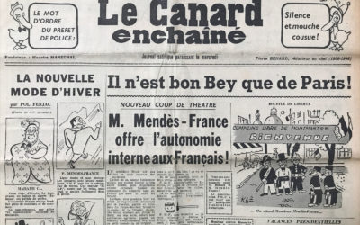 N° 1763 du Canard Enchaîné –  4 Août 1954