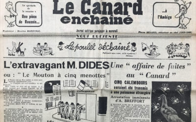 N° 1771 du Canard Enchaîné –  29 Septembre 1954