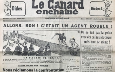N° 1772 du Canard Enchaîné –  6 Octobre 1954