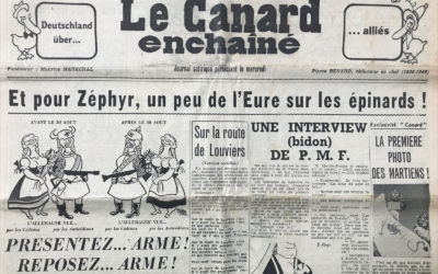 N° 1773 du Canard Enchaîné –  13 Octobre 1954