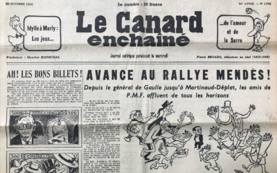 N° 1774 du Canard Enchaîné –  20 Octobre 1954