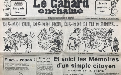 N° 1776 du Canard Enchaîné –  3 Novembre 1954