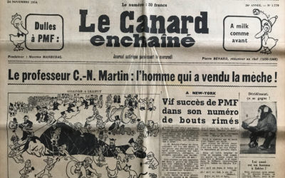 N° 1779 du Canard Enchaîné –  24 Novembre 1954