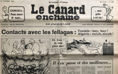 N° 1780 du Canard Enchaîné –  1 Décembre 1954