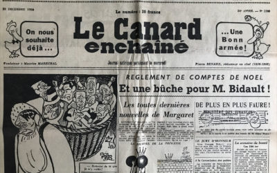 N° 1783 du Canard Enchaîné –  22 Décembre 1954