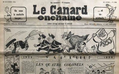 N° 1784 du Canard Enchaîné –  29 Décembre 1954