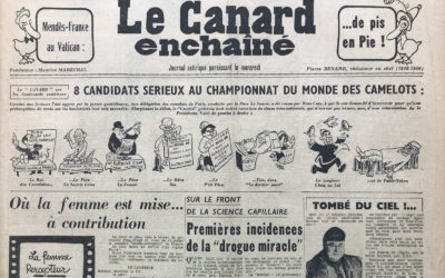 N° 1786 du Canard Enchaîné –  12 Janvier 1955