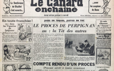 N° 1787 du Canard Enchaîné –  19 Janvier 1955