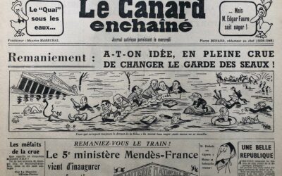 N° 1788 du Canard Enchaîné –  26 Janvier 1955