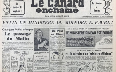 N° 1792 du Canard Enchaîné –  23 Février 1955