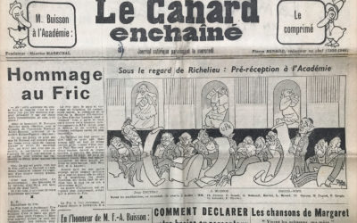 N° 1794 du Canard Enchaîné –  9 Mars 1955