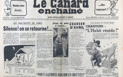 N° 1797 du Canard Enchaîné –  30 Mars 1955