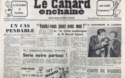 N° 1799 du Canard Enchaîné –  13 Avril 1955