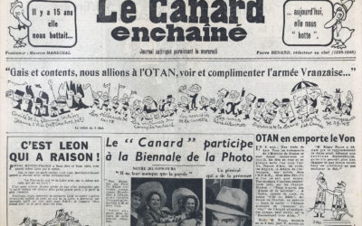 N° 1803 du Canard Enchaîné –  11 Mai 1955