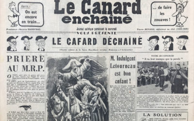 N° 1805 du Canard Enchaîné –  25 Mai 1955