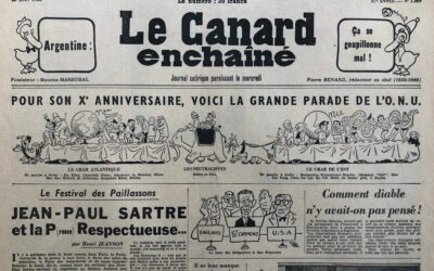 N° 1809 du Canard Enchaîné –  22 Juin 1955