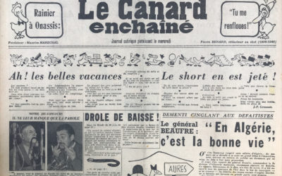 N° 1811 du Canard Enchaîné –  6 Juillet 1955