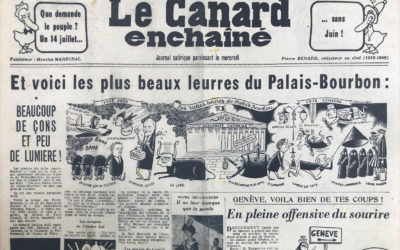 N° 1812 du Canard Enchaîné –  13 Juillet 1955