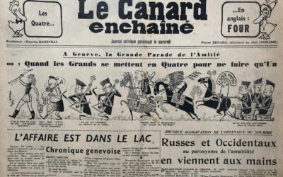 N° 1813 du Canard Enchaîné –  20 Juillet 1955