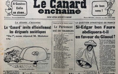 N° 1816 du Canard Enchaîné –  10 Août 1955