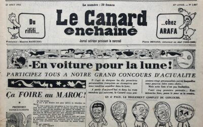N° 1817 du Canard Enchaîné –  17 Août 1955
