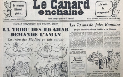 N° 1819 du Canard Enchaîné –  31 Août 1955