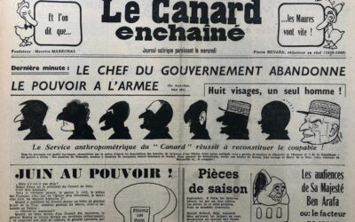 N° 1822 du Canard Enchaîné –  21 Septembre 1955
