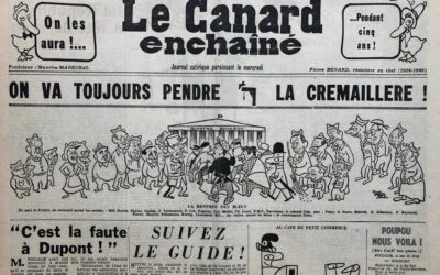 N° 1839 du Canard Enchaîné –  18 Janvier 1956