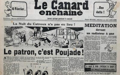 N° 1842 du Canard Enchaîné –  8 Février 1956