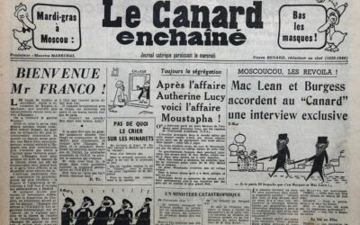 N° 1843 du Canard Enchaîné –  15 Février 1956