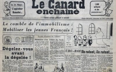 N° 1845 du Canard Enchaîné –  29 Février 1956