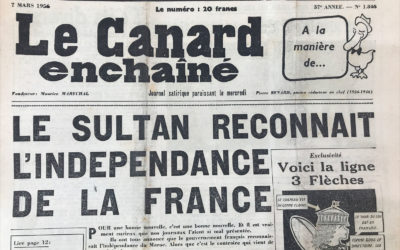 N° 1846 du Canard Enchaîné – 7 Mars 1956