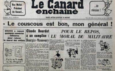 N° 1850 du Canard Enchaîné –  4 Avril 1956