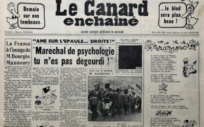 N° 1851 du Canard Enchaîné –  11 Avril 1956
