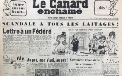 N° 1860 du Canard Enchaîné –  13 Juin 1956