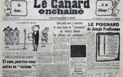 N° 1861 du Canard Enchaîné –  20 Juin 1956