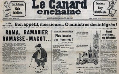 N° 1864 du Canard Enchaîné –  11 Juillet 1956