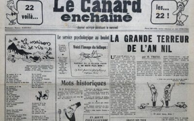 N° 1869 du Canard Enchaîné –  15 Août 1956