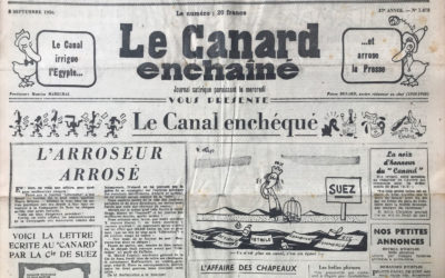 N° 1872 du Canard Enchaîné –  5 Septembre 1956