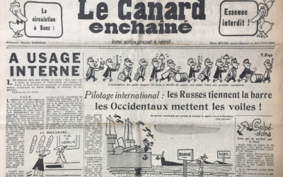 N° 1874 du Canard Enchaîné –  19 Septembre 1956