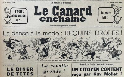 N° 1878 du Canard Enchaîné – 17 Octobre 1956