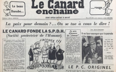 N° 1880 du Canard Enchaîné –  31 Octobre 1956