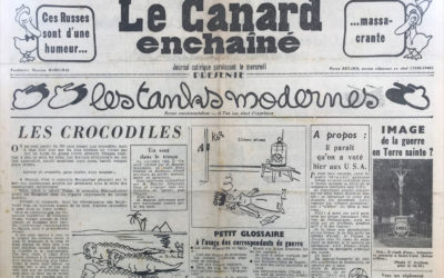 N° 1881 du Canard Enchaîné –  7 Novembre 1956